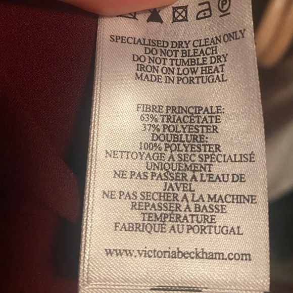 Victoria Beckham oxford/crimson  Dress - Picture 8 of 11